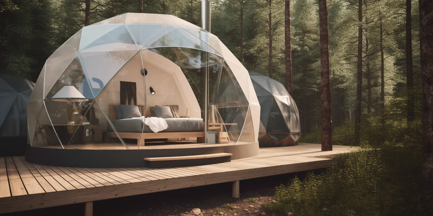 Namiot sferyczny glamping 